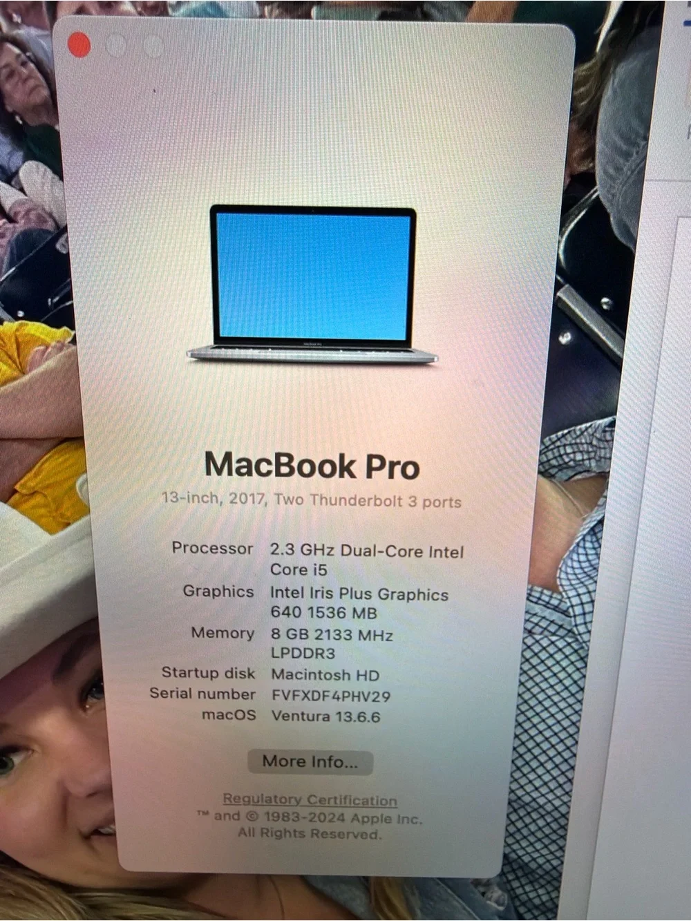Apple MacBook Pro 13” | Intel i5 | 8GB RAM | macOS Ventura | Includes Case